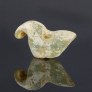 Ancient monochrome glass bird pendant, 4-3 century BC